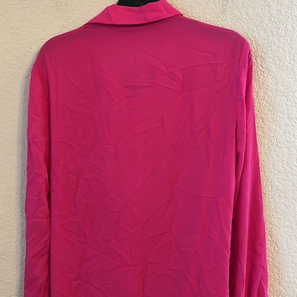 Krisa Drape Button Front Mini in Rosa - Picture 9 of 11